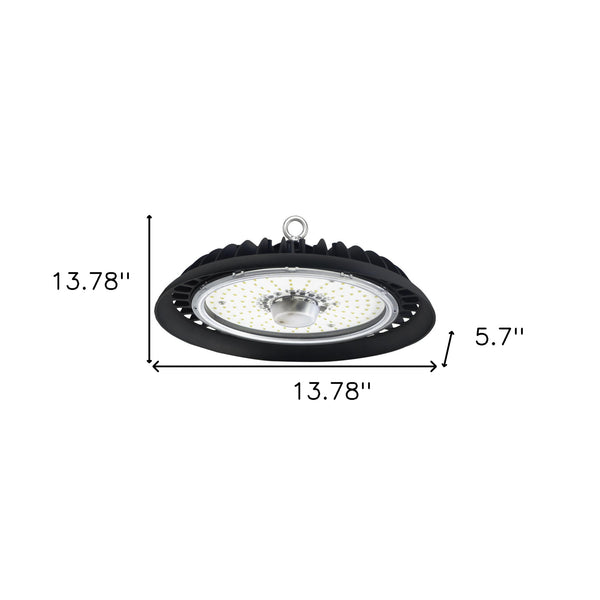 Homeroots Black Metal Led Ceiling Light  Metal 543563