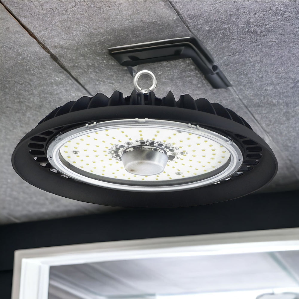 Homeroots Black Metal Led Ceiling Light  Metal 543563