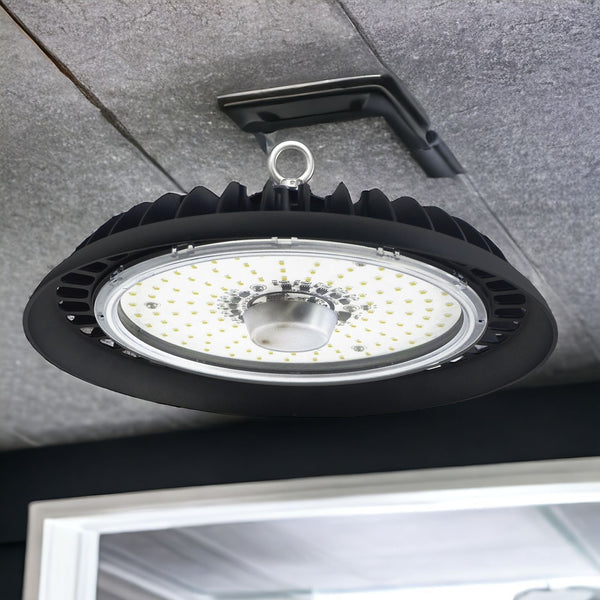 Homeroots Black Metal Led Ceiling Light  Metal 543563