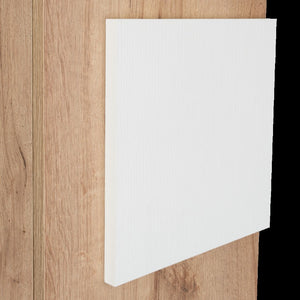 13 Inch Wooden Recessed Medicine Cabinet with Single Door for Bathroom Storage