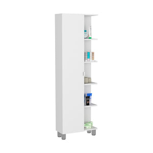 HomeRoots 20" White Wood Freestanding Vanity with Soft-Close Door, Modern Design & Ample Storage for Small Spaces 543611