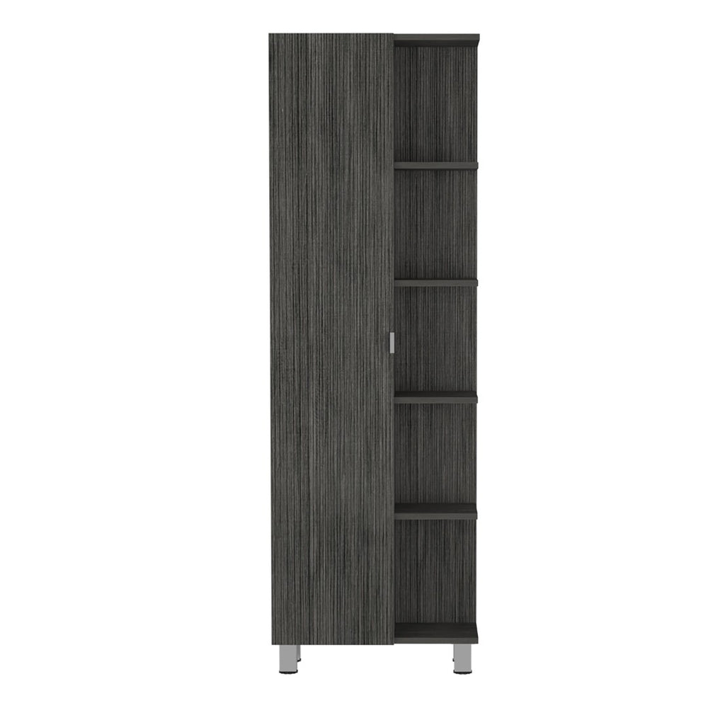 HomeRoots 20" Smoky Black Freestanding Bathroom Vanity - Modern Storage Solution for Compact Spaces & Style 543613