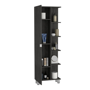 HomeRoots 20" Smoky Black Freestanding Bathroom Vanity - Modern Storage Solution for Compact Spaces & Style 543613