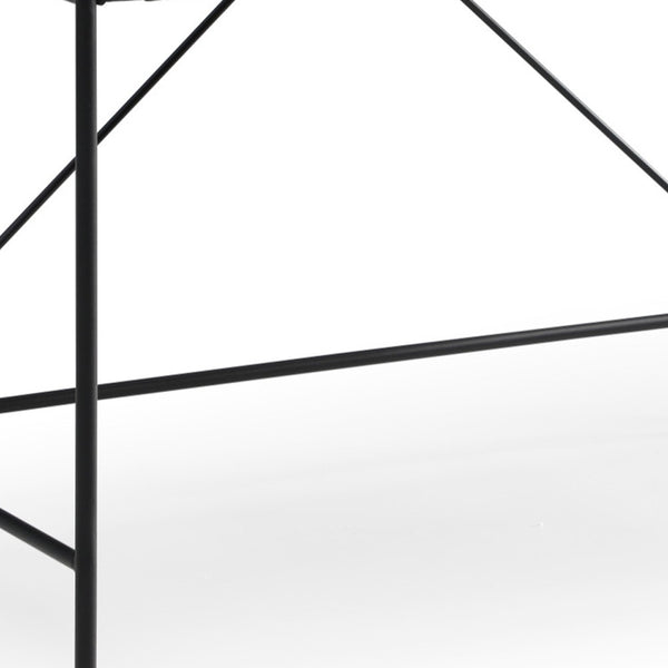 Homeroots 43" Natural And Black Writing Desk Natural,Black  543756