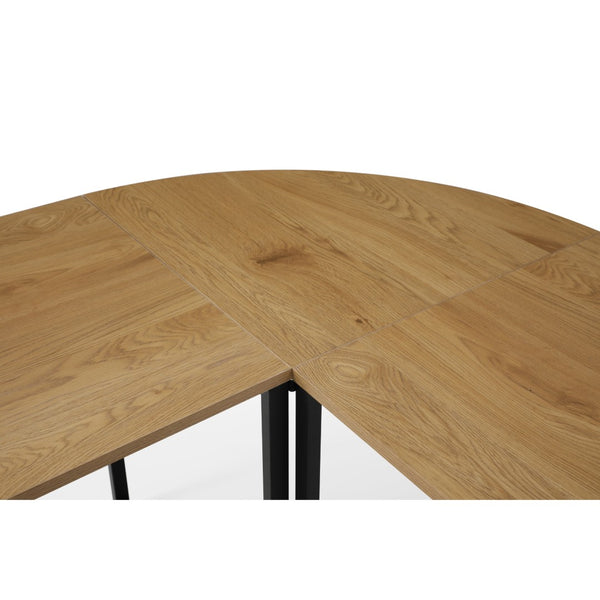 HomeRoots 71" Modern L-Shape Writing Desk in Natural Wood and Black Metal - Spacious, Stylish & Durable Design 543803
