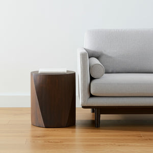 HomeRoots Set of Two Elegant Marble Nested Tables for Modern Living Spaces - Stylish and Space-Saving Design Gold 543885