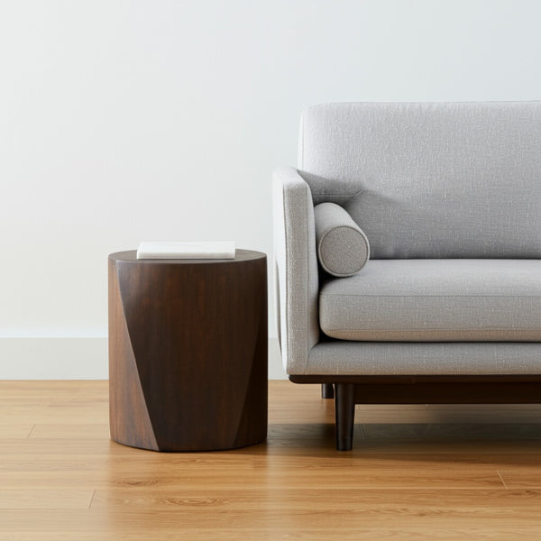 HomeRoots Set of Two Elegant Marble Nested Tables for Modern Living Spaces - Stylish and Space-Saving Design Gold 543885