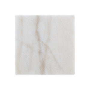 Homeroots Set Of Two 22" Gold And White Marble Nested Tables Gold  543885