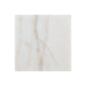 Homeroots Set Of Two 22" Silver And White Marble Nested Tables Silver  543886