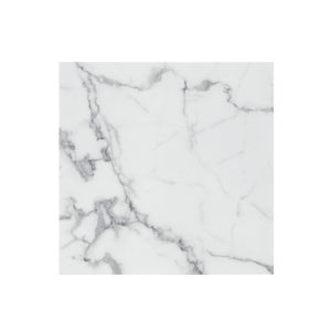 Homeroots 22" Gold And White Stone Square End Table Gold  543888