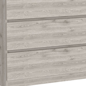 Homeroots 61" Light Gray Six Drawer Double Dresser  Manufactured Wood 543998