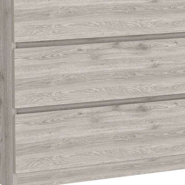 Homeroots 61" Light Gray Six Drawer Double Dresser  Manufactured Wood 543998