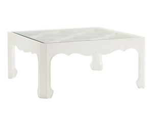 Lexington Tommy Bahama Home Cassava Cocktail Table With Elegant Glass Top And Quatrefoil Design For Stylish Island Living Somers Isle  543-947