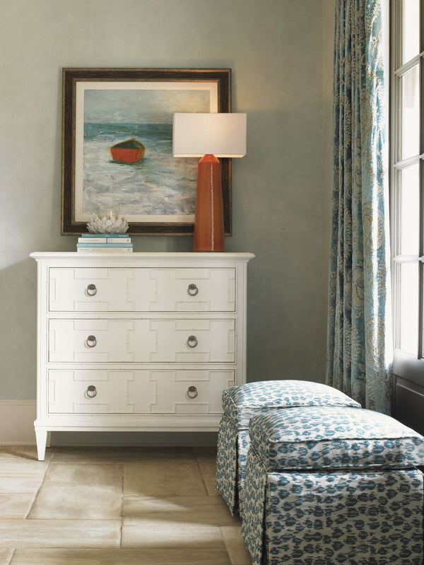 Lexington Tommy Bahama Home Somers Isle Hall Chest - Elegant Quatrefoil Design With Bamboo Accents For Stylish Island Living Somers Isle  543-973