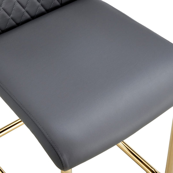 English Elm Table and Chair Set 8 Seater Oval Glass Dining with Glamorous Gold Base Modern Luxe Dark Gray,Gold,Transparent W1151S04723