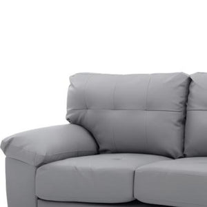 English Elm Stylish Two Seat Upholstered Loveseat with Padded Arms for Modern Living Rooms B078S00522