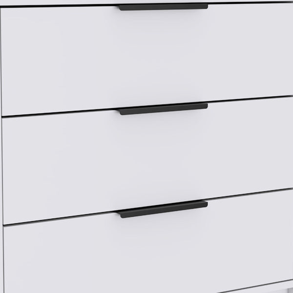 Homeroots 28" White Three Drawer Dresser  Manufactured Wood 544002