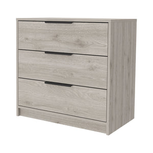 Homeroots 28" Light Gray Three Drawer Dresser  Manufactured Wood 544004