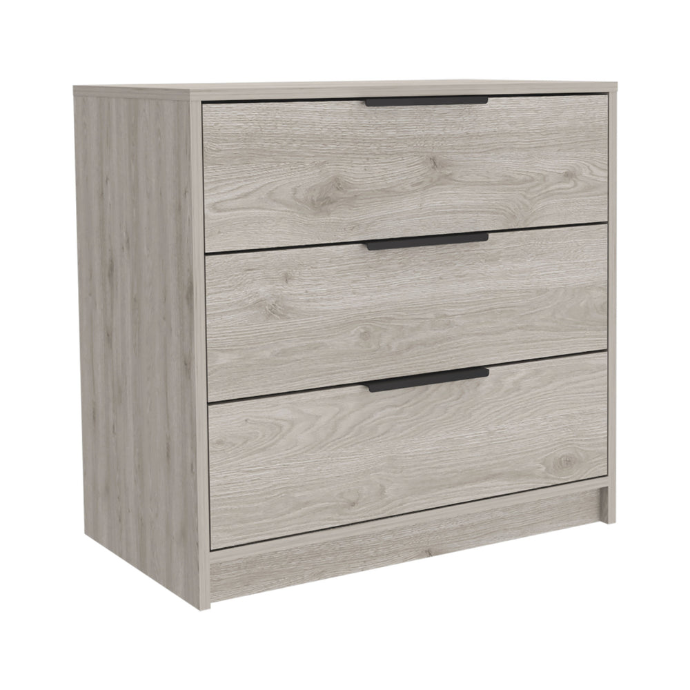 Homeroots 28" Light Gray Three Drawer Dresser  Manufactured Wood 544004
