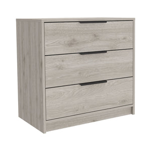 Homeroots 28" Light Gray Three Drawer Dresser  Manufactured Wood 544004
