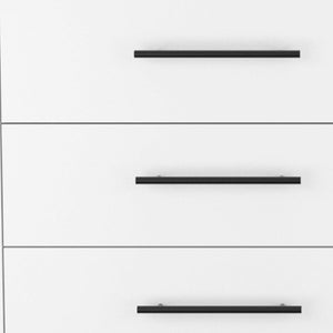 Homeroots 59" White Six Drawer Double Dresser  Manufactured Wood 544019