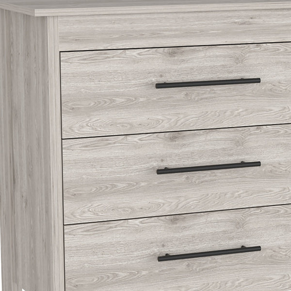 Homeroots 59" Light Gray Six Drawer Double Dresser  Manufactured Wood 544020