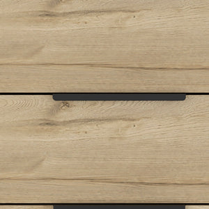 Homeroots 18" Natural Three Drawer Standard Chest  Manufactured Wood 544034