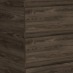 Homeroots 23" Brown Two Drawer Standard Chest  Manufactured Wood 544050