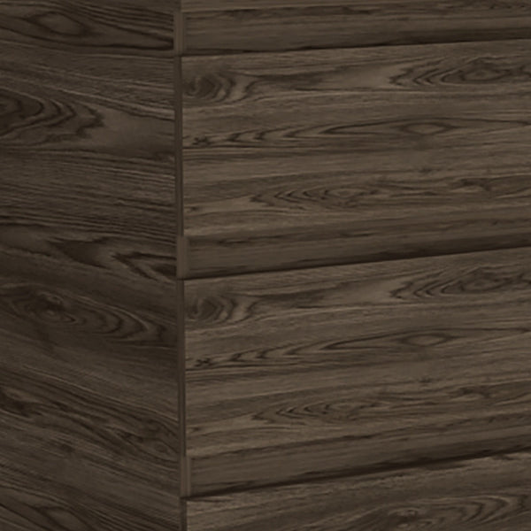 Homeroots 23" Brown Two Drawer Standard Chest  Manufactured Wood 544050