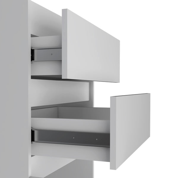 Homeroots 23" White Two Drawer Standard Chest  Manufactured Wood 544051