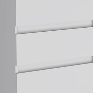 Homeroots 23" White Two Drawer Standard Chest  Manufactured Wood 544051