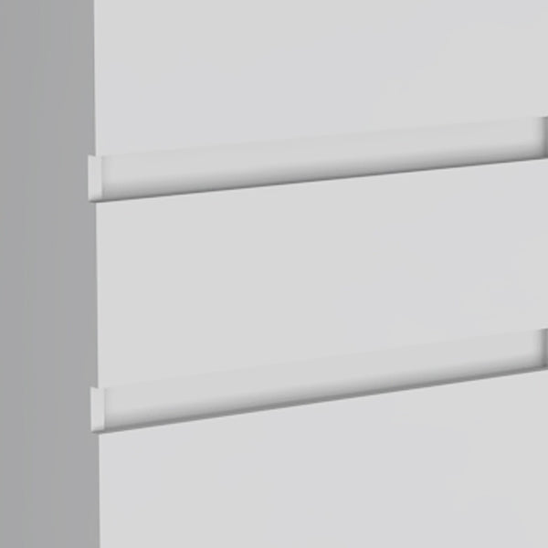 Homeroots 23" White Two Drawer Standard Chest  Manufactured Wood 544051