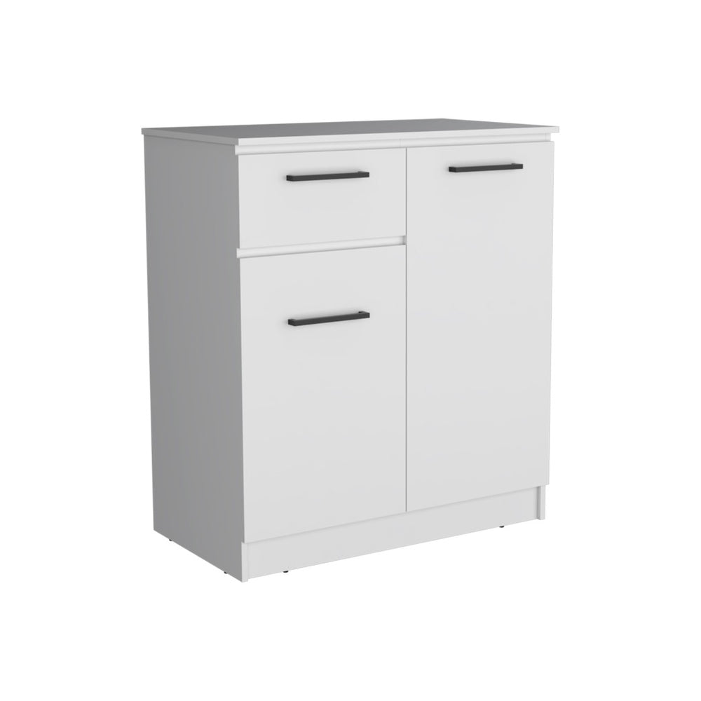 HomeRoots 36" Modern White Drawer Combo Dresser with Ample Storage for Efficient Bedroom Organization & Style 544056