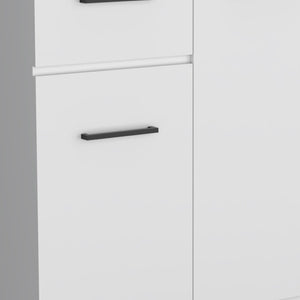 HomeRoots 36" Modern White Drawer Combo Dresser with Ample Storage for Efficient Bedroom Organization & Style 544056