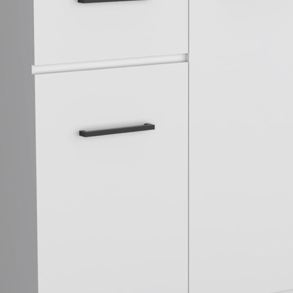HomeRoots 36" Modern White Drawer Combo Dresser with Ample Storage for Efficient Bedroom Organization & Style 544056