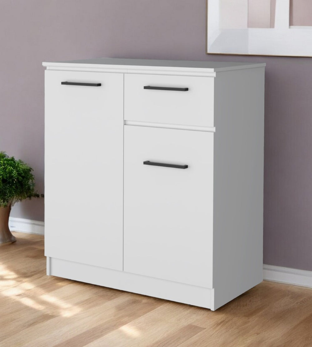 HomeRoots 36" Modern White Drawer Combo Dresser with Ample Storage for Efficient Bedroom Organization & Style 544056