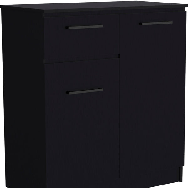 Homeroots 36" Black Drawer Combo Dresser  Manufactured Wood 544057
