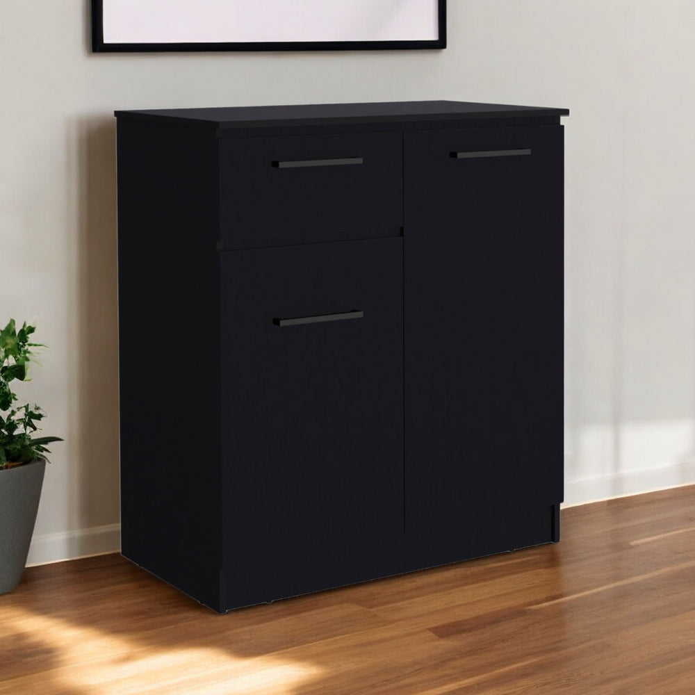 Homeroots 36" Black Drawer Combo Dresser  Manufactured Wood 544057