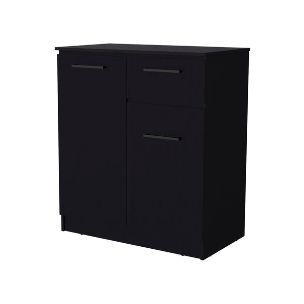 Homeroots 36" Black Drawer Combo Dresser  Manufactured Wood 544057