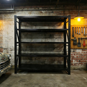 English Elm Five-tier Adjustable Metal Shelving Unit for Garage Warehouse and Basement Storage W3752S00026
