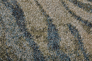 Feizy Rugs Skyview Abstract Textured Rug - Durable Polypropylene With Plush Pile, Perfect For Sophisticated Decor Gray,Green,Ivory Polypropylene Skv39q8fgrn000p18