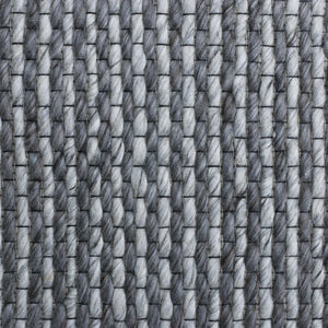 HomeRoots 5' Gray Wool Striped Hand-Woven Area Rug - Timeless Design for Living Spaces and Cozy Comfort 9' X 12' 544118