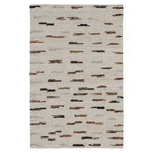 Homeroots 8' X 10' Brown Wool Abstract Hand Woven Area Rug Brown Wool 544147