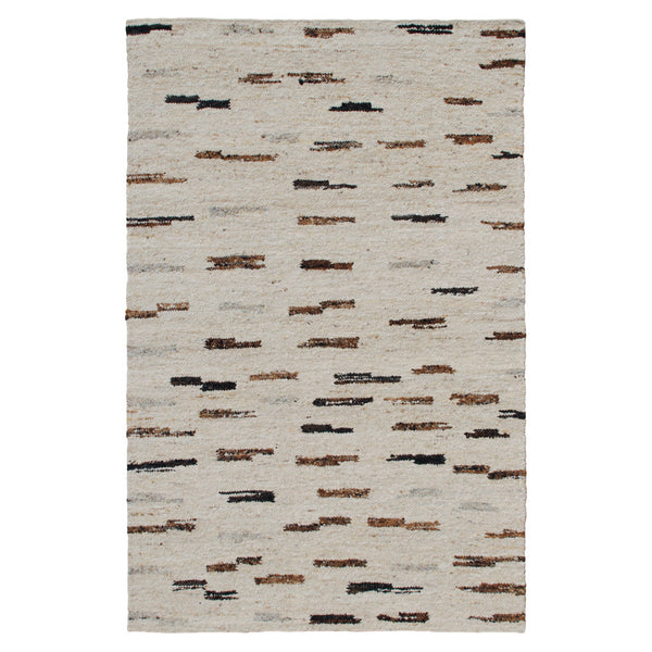 Homeroots 9' X 12' Brown And Black Abstract Hand Woven Area Rug Brown Wool Blend 544148