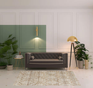 Homeroots 5' X 8' Brown Trellis Hand Woven Area Rug  Jute 544152