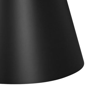 HomeRoots 32" Modern Round Drum Coffee Table with White Marble Top & Black Steel Base for Stylish Living Spaces 544272