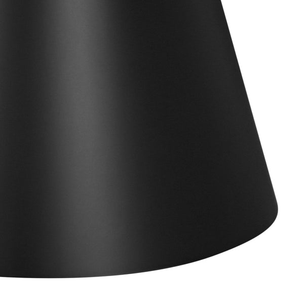 HomeRoots 32" Modern Round Drum Coffee Table with White Marble Top & Black Steel Base for Stylish Living Spaces 544272