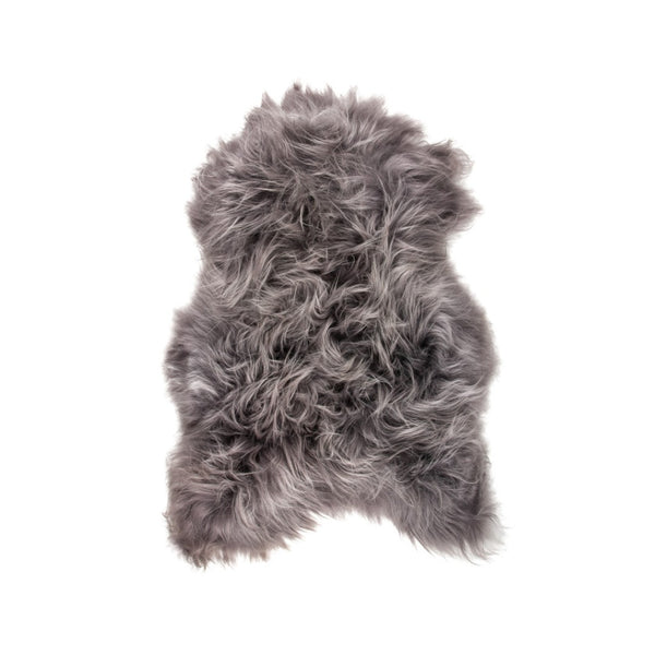 HomeRoots 2' X 3' Handmade Sheepskin Area Rug - Luxurious, Soft & Non-Skid for Cozy Living Spaces & Style Gray 544283