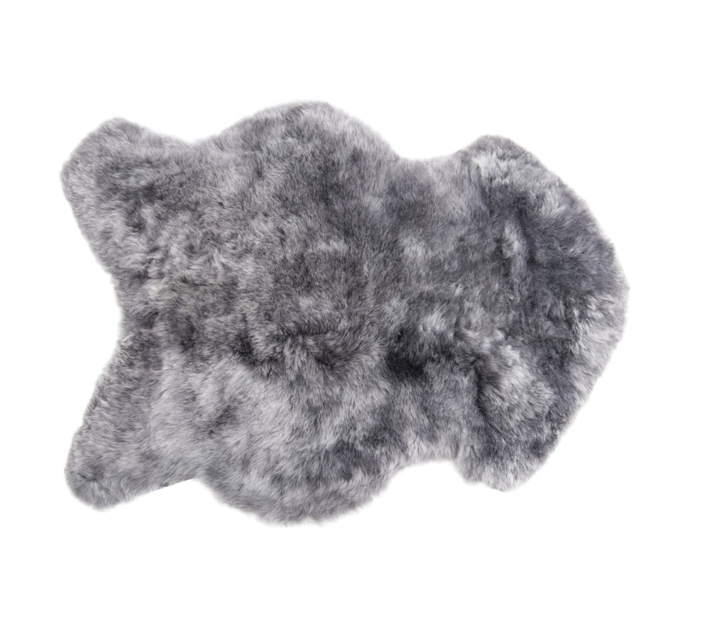 HomeRoots 2' X 3' Handmade Sheepskin Area Rug - Luxurious, Soft & Non-Skid for Cozy Living Spaces & Style Gray 544284