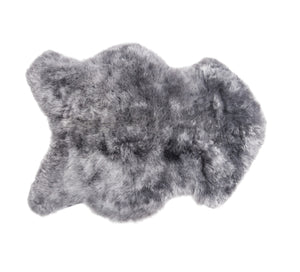 Homeroots 2' X 3' Gray Sheepskin Handmade Non Skid Area Rug  Genuine Sheepskin 544284